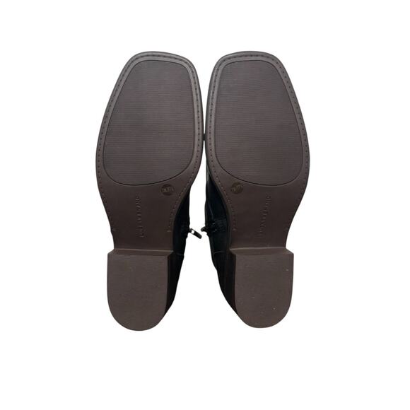 New! Lucky Brand Leather Katriny Steampunk Buckled Moto Boot - Size 7 - Picture 10 of 11